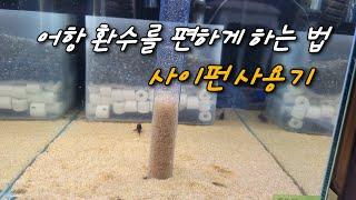 내 속이 다시원하네ㅋ 수이사쿠 사이펀 사용하기