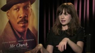 Britt Robertson ('Mr. Church') dishes her new starring role and working with Eddie Murphy