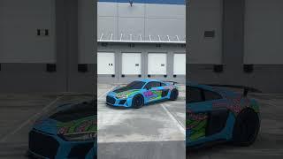 HE PAINTED A $200,000 CAR
