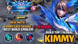 SAVAGE BUILD KIMMY TERSAKIT 2024 - BUILD KIMMY PALING SAKIT GAMEPLAY MOBILE LEGENDS