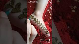 very easy feet mehndi design/ short video 2022