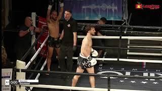 Josh Gravesend Vs Antonio Vaccario -57kg Amateur Muay Thai on Combat Fight Series -16th March 2024