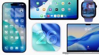 Completely new design! - Apple unveils iOS 26, watchOS 26, macOS 26, etc. (WWDC 2025)