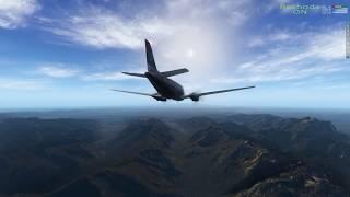 Raytracing in X-plane 11 flying the King Air with True Earth Washington