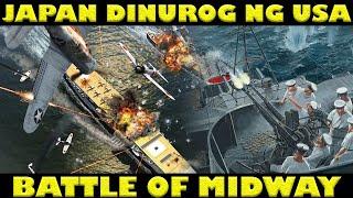 BATTLE OF MIDWAY: PAANO DINUROG NG AMERIKANO ANG MGA AIRCRAFT CARRIER NG MGA JAPANESE NOONG WW2?