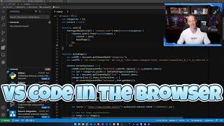 Using Visual Studio Code (VSCode) in the Browser! A zero-install experience.