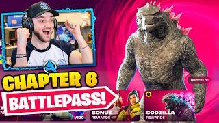 *NEW* Fortnite CHAPTER 6 Battle Pass! (GODZILLA)