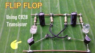 #FLIP #FLOP Using C828 Transistor with Electro max Creation