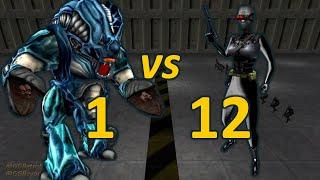 Gargantua vs 12 Assassins - Half-Life Retro Battles