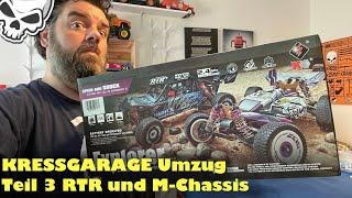 Die KRESSGARAGE zieht um Teil 3 Meine RTR und M-Chassis Karosserie Sammlung Tamiya WLTOYS und mehr