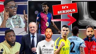 LAMINE'S LEG SCAN DANGEROUS? MADRID CB SOLUTION, RONALDO, WALKER, MANCHESTER UTD AND..