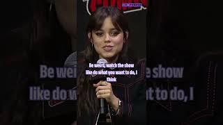 Jenna Ortega talks being weird and Netflix's #wednesday