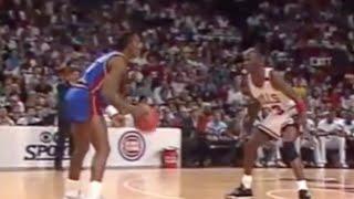 Jordan shuts down Isiah Thomas - 5 pts (2/8 FG) - 1989 ECF Game 3