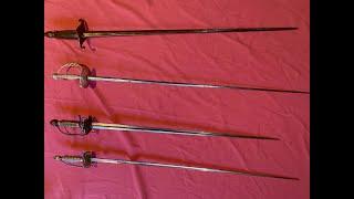 Four Antique Smallswords