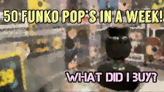 I bought 50 Funko Pops in a week! Marvel | POP! Rocks | DC | LFC