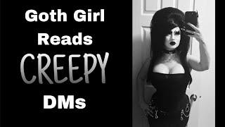 Goth Girl Reads Creepy DMs - Mamie Hades