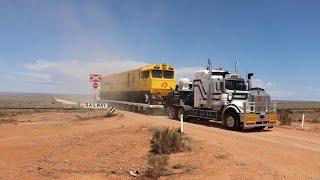 Trains in South Australia: Break of gauge strikes again: A different kind of road train