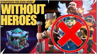 Top 5 "Without Heroes Attack Strategies" Th13| Th13 No heroes Attack Strategies 2024