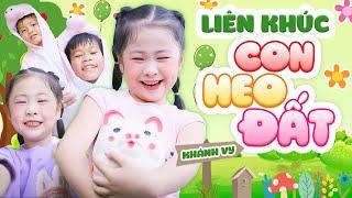 Liên Khúc Con Heo Đất í ò í o - Bé Khánh Vy | Ca Nhạc Thiếu Nhi Vui Nhộn Hay Nhất Cho Bé | MV 4K