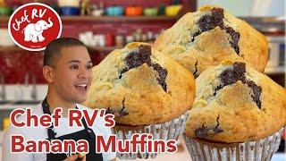 BANANA CHOCOLATE CHIP MUFFINS