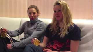 Kikkan Randall and Jessie Diggins World Champs Interview