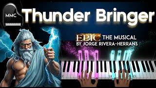 Thunder Bringer - EPIC THE MUSICAL  by Jorge Rivera-Herrans  piano cover + sheet music