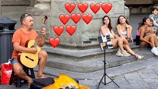  STREET MUSICIAN PLAYS LOVE SONG IN FLORENCE 