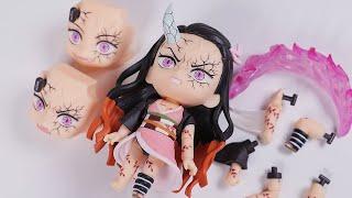 [ASMR UNBOXING] Nendoroid nezuko (demon form ver) Kimetsu no Yaiba figure