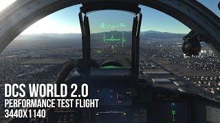 DCS World 2.0.4 Nevada performance test. 3440x1440