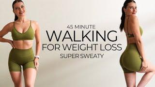 45 MIN METABOLIC WALKING EXERCISE FOR WEIGHT LOSS- No Repeats | Walk at Home | Fat Burning