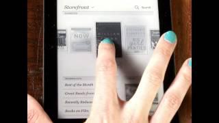 Finding the Bookstore on Kobo eReader