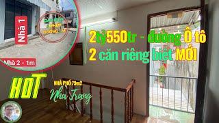 NHÀ NGỘP gần biển Nha Trang hơn 500m | Hẻm Ngô Đến rộng 5m  2ty550tr có 2 căn nhà mới riêng biệt