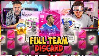 ES BRENNT  HARDCORE FUTTIES FULL TEAM DISCARD SQUAD BUILDER BATTLE  Wakez vs kleiner Cousin FC 24