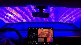Tesla Car Wash Mode at Touchless Car Wash, Tesla Model Y