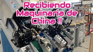 Recibiendo Maquinaria De China !!! #calzado #industria #maquinaria #china