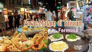 Kuliner Pasar Malam Formosa Taiwan | Berbagai makanan seafood ada di sini.