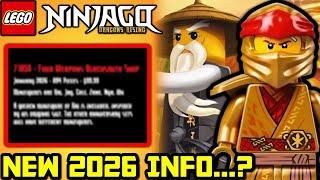 Holy Nostalgia!  New 2026 Ninjago Info Surfaces! Ninjago 15th Anniversary News! Ninjago 2026 Rumors