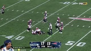 FlightReacts To Seattle Seahawks vs. New England Patriots Game Highlights | NFL 2024 Week 2!