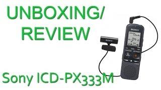 Unboxing/Review/Test Sony ICD-PX333M Digitaler Audiorekorder/Diktiergerät