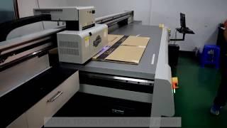 Mass production digital corrugated case flatbed uv printer with Ricoh G5 head