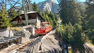 Gelmerbahn (Gelmer Funicular) The Steepest outdoor Funicular Railway in Europe.