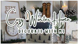 ️AFTER CHRISTMAS DECORATE WITH ME️WINTER DECORATING IDEAS️TRANSITIONING FROM CHRISTMAS TO WINTER