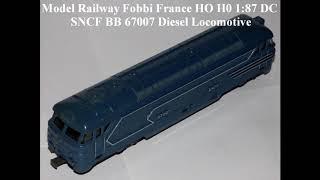 AUCTION EBAY - Model Railway Fobbi France HO H0 1:87 DC SNCF BB 67007 Diesel Locomotive