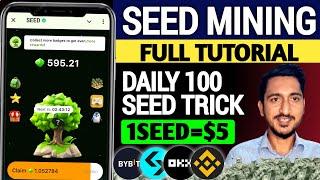 SEED Mining Full Tutorial Get Daily 100 $SEED, Listing in Nov, Price $5 | Seed Airdrop Update