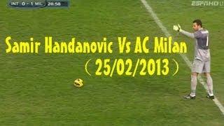 Samir Handanovic Vs AC Milan（Home）2013.2.25 HD