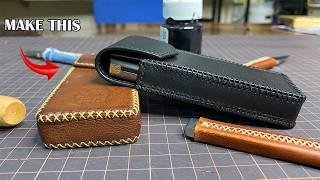 Making a Professional Leather Phone Case for Beginners