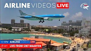 LIVE Plane Spotting at Sint Maarten (SXM) Part 2