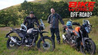 Bike World Off-Road with KTM 390 Adventure vs Royal Enfield Himalayan