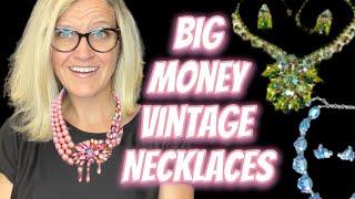 Big Money Vintage Necklaces Costume Jewelry Brands to Look for