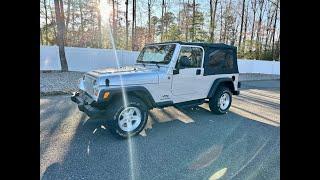 Davis Autosports - 2004 Jeep Wrangler LJ Unlimited - 16k Miles - 1 Owner